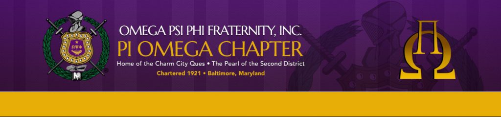 Omega Psi Phi Fraternity, Inc Pi Omega Chapter